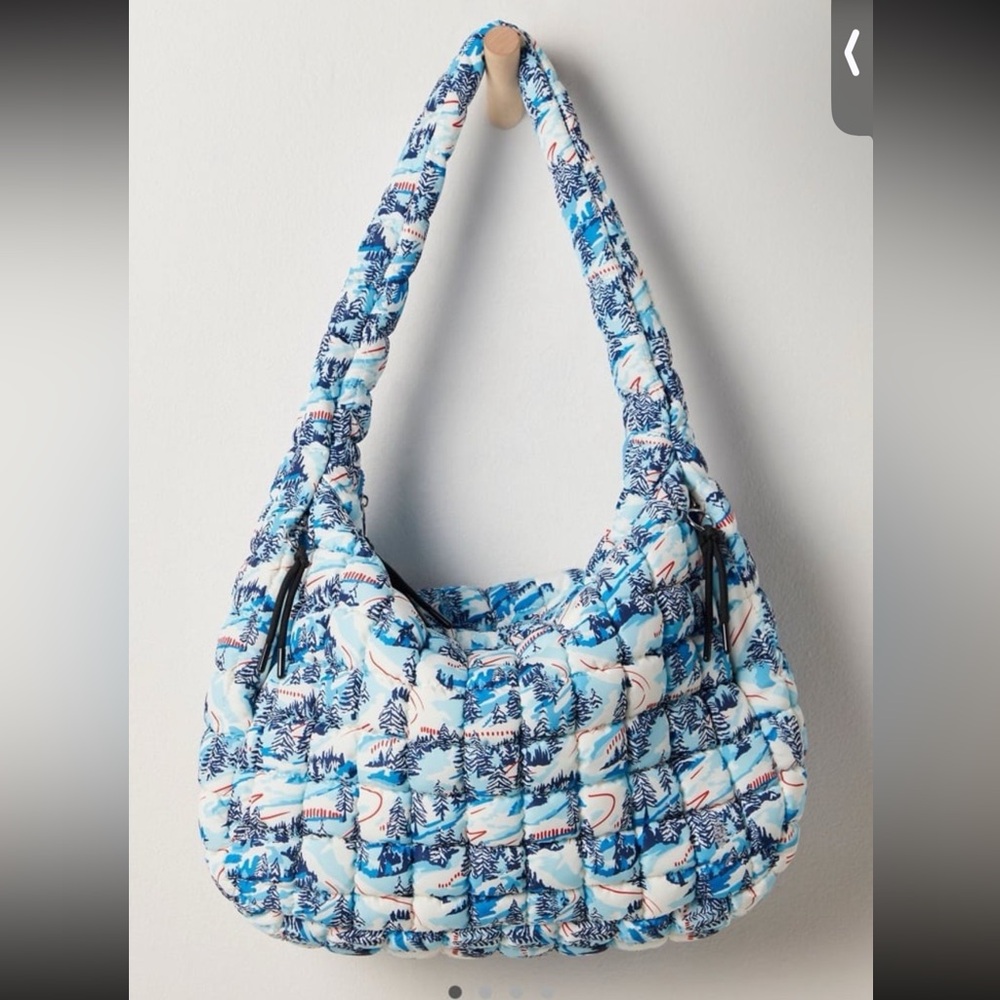 NWT Free People Printed Quilted Carryall